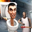 granny-kill-skibidi-toilet-behind